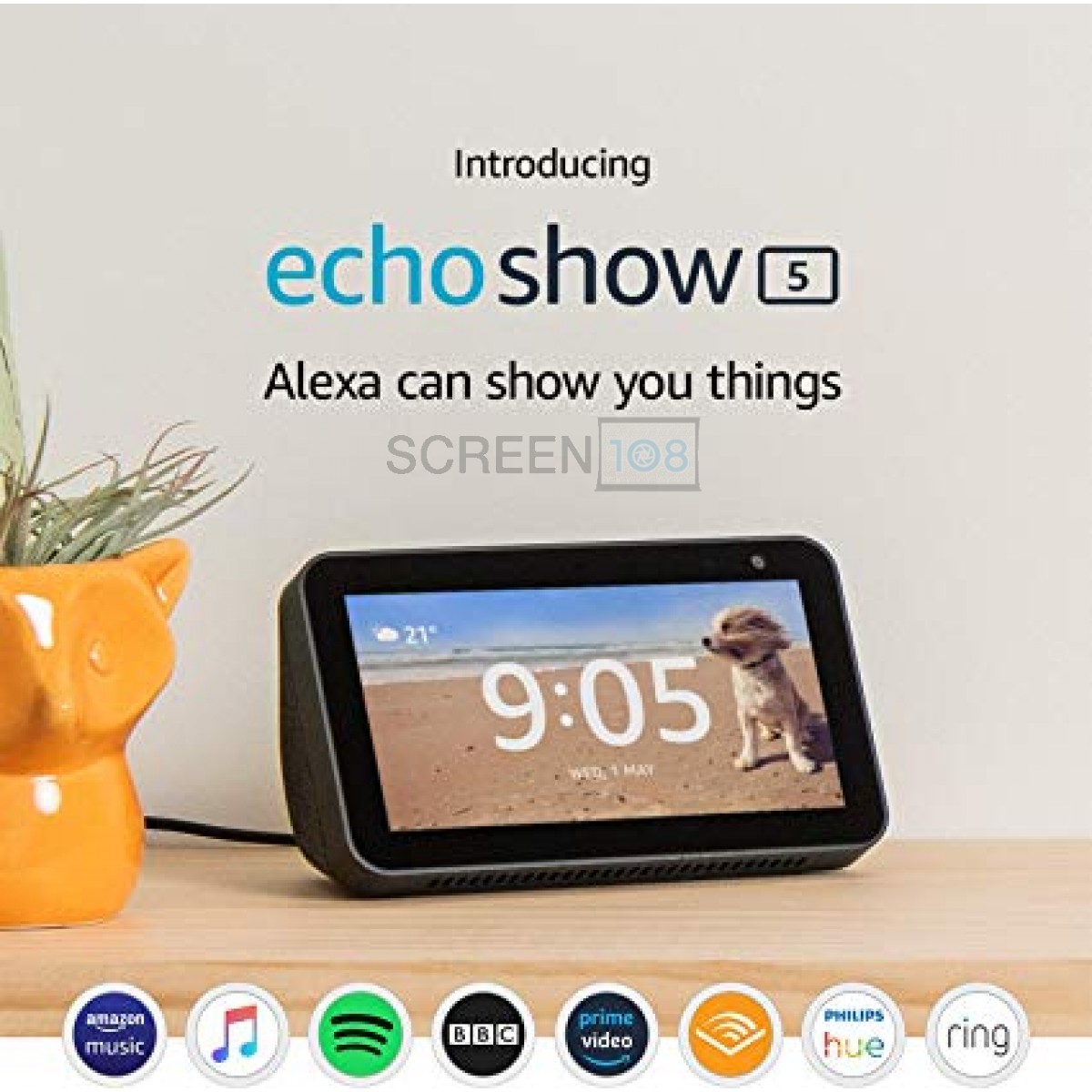 Pantalla Smart  Alexa Echo Show5 Charcoal