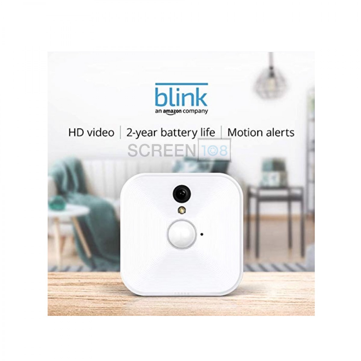 Blink Indoor Home Security Camera System with Motion Detection, HD Video,  2-Year Battery Life and